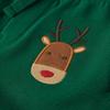 Gymboree,and Toddler Fleece Jogger Sweatpants,Green Reindeer,3T view 2