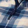 Gymboree,and Toddler Long Sleeve Cozy Microfleece Half Zip Pullover,Tidal Print Plaid,5T view 2