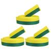 PATIKIL Taekwondo Colored Ranking Belt, 3 Pack 1.6" x8Ft 2.4M Polyester Martial Arts Judo Karate Belts for Coach Teaching Practice, Yellow and Green view 1