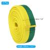 PATIKIL Taekwondo Colored Ranking Belt, 3 Pack 1.6" x8Ft 2.4M Polyester Martial Arts Judo Karate Belts for Coach Teaching Practice, Yellow and Green view 2
