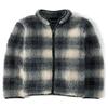 The Children's Place,Boys,Cozy Sherpa Zip Up Jacket,Black Check,XX-Large view 1