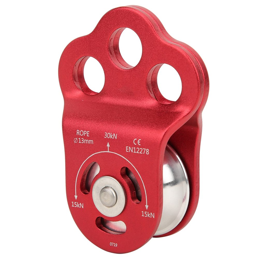 ThreeHole Climbing Single Pulley, Sturdy and for Climbing