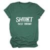 Women Short/Tall Best Friend Matching Shirts Funny Graphic Tees Summer Short Sleeve Crewneck Tops (Sold Separately) view 1
