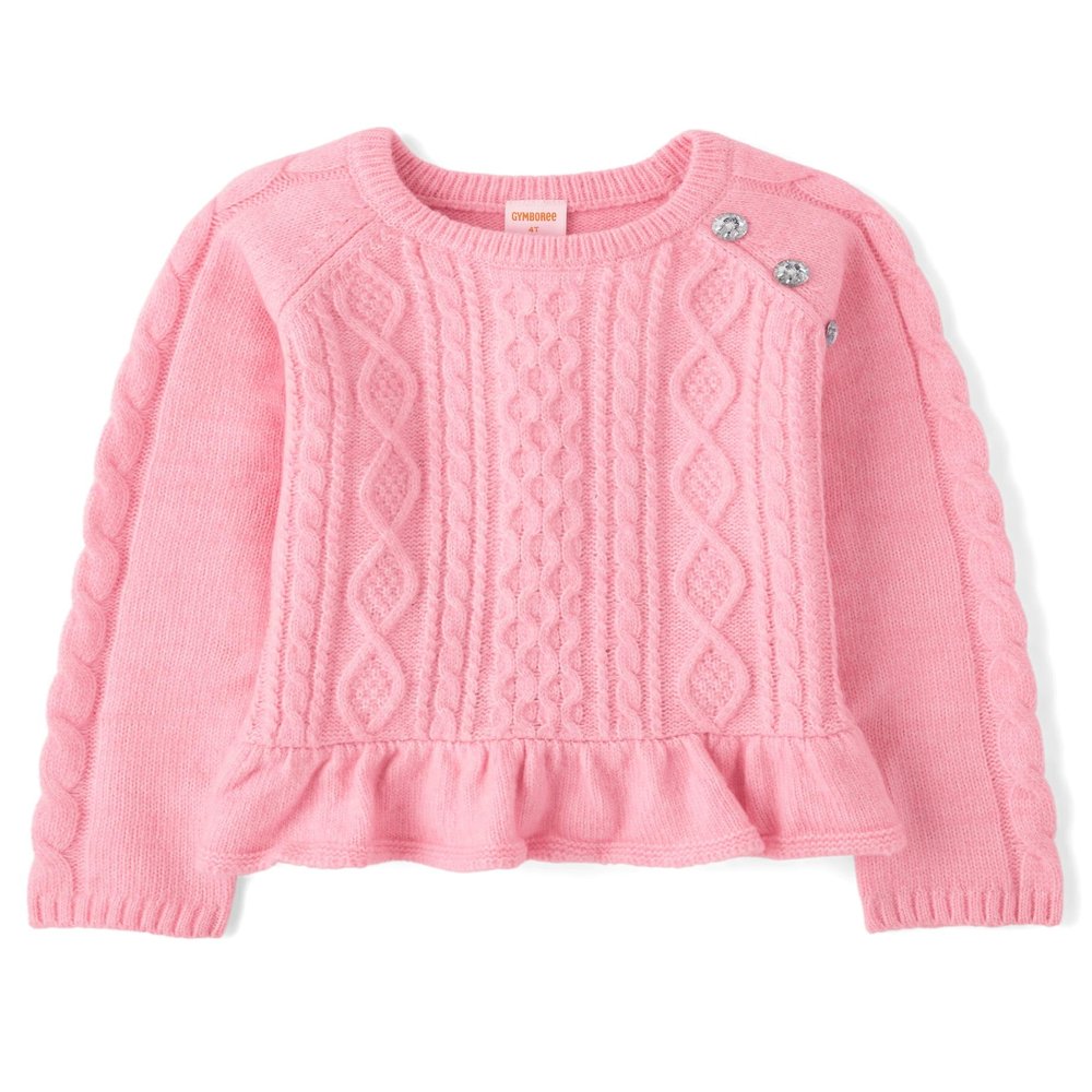 Gymboree,and Toddler Long Sleeve Sweaters,Pink Pastel,2T