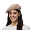 Classic Wool Beret Hats for Women Man Painter hat French Beret for Man Woman Warm Winte. (Khaki) view 1