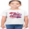 5T White Toddler Distressed Loves Jesus & America Too USA July 4th Toddler T-Shirt view 1