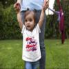 5T White Toddler Distressed Loves Jesus & America Too USA July 4th Toddler T-Shirt view 2