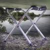 Extreme Max 3006.8684 Portable Folding Kayak Stand - Silver, Pair view 4