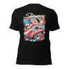 C3 Sports Car Graphic t-Shirt American Flag Patriotic Bald Eagle Stars n Stripes Vette Stingray Tees view 1