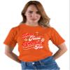 5X-Large Orange Mens Distressed Loves Jesus & America Too USA July 4th T-Shirt view 3