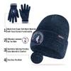 Ultra Game NBA Official Men's Super Soft Winter Beanie Knit Hat with Extra Warm Touch Screen Gloves, Minnesota Timberwolves, Team Color, 1SIZE view 4