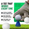 BirTee Golf Tees - PRO Speed Plus with Flexibility & Durability - 8 Pack. Indoor Golf Tees/Golf Simulator Tees/Winter Plastic Golf Tees (Blue) view 4