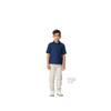 Gildan Youth DryBlend Short Sleeve Polo, Style G8800B, 3-Pack, Navy, Large view 3