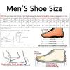 didopery Mens Hand Stitching Leather Lace Up Ankle Boots Casual Vintage Non Slip Flats Arch Support Loafers for Hiking Walking Driving Chukka Boots (Blue,9.5) view 3