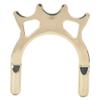 Miskall Billiard Bridge Head Holder, Pool Sticks Rests Head Copper Lightweight for Billiards Pool Cue Accessory Cosmetic Supplies (Metal high fork) view 1