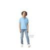 Gildan Youth DryBlend Short Sleeve Polo, Style G8800B, 3-Pack, Light Blue, Small view 3
