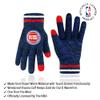 Ultra Game Youth NBA Official Super Soft Winter Beanie Knit Hat with Extra Warm Touch Screen Gloves, Detroit Pistons, Team Color, 1 Size view 3