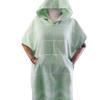 CHIMARIVA Hooded Beach Poncho, Handmade Personalized Turkish Cover Up, Customizable Unisex Surf Hoodie, Hooded Bath Towel for Adults, Quick Dry Cotton, Lightweight, Sand Proof Beachwear (Lime Green) view 1