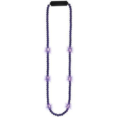 Amscan Purple Light-Up Necklace - 32.5" (1 Piece), Costume Prop Perfect for Festive Celebrants, Cosplayers, Partygoers & More