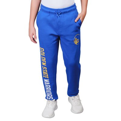Ultra Game Youth NBA Official Super Soft Game Day Jogger Sweatpants, Golden State Warriors, Team Color, 14-16