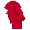 Gildan Youth DryBlend Short Sleeve Polo, Style G8800B, 3-Pack, Red, X-Large view 1