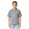 Gildan Youth DryBlend Short Sleeve Polo, Style G8800B, 3-Pack, Sport Grey, Large view 2