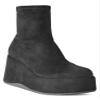 Wild Pair Womens Earlee Faux Suede Ankle Booties Black 6.5 Medium (B,M) view 1