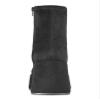 Wild Pair Womens Earlee Faux Suede Ankle Booties Black 6.5 Medium (B,M) view 2