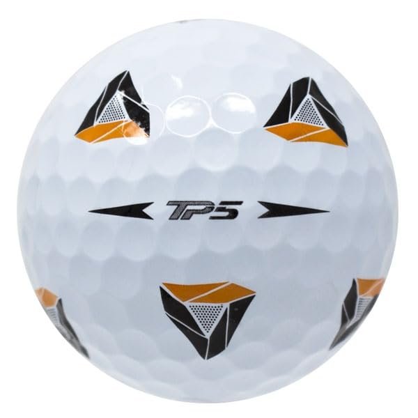 LostGolfBalls.com LostGolfBalls 24 Recycled & Used TP5 PIX TR Golf Balls, Good Condition, AAA Quality, White, 1.68" Size, 24 Count