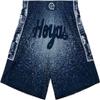 Mitchell & Ness Georgetown University 1995 Men's Swingman Shorts (US, Alpha, X-Large, Regular, Regular, Gradient Blue) view 1