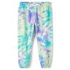 The Children's Place,Girls,Active Jogger Pants,Green Glow Tie Dye,X-Large view 1