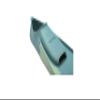 Riffe Kicks Rubber Swim Fins (Blue Mint, 43/44 (10-11)) view 3