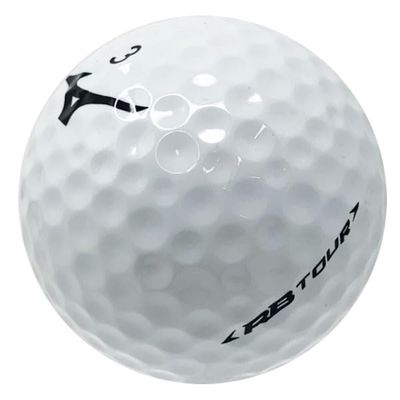 LostGolfBalls - 500 Mizuno RB Tour Golf Balls in Near Mint Condition, Recycled Used Golf Balls, AAAA Quality, Mizuno RB Tour, White