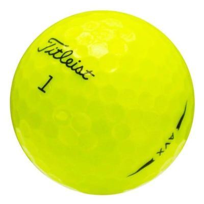 LostGolfBalls - 36 Titleist AVX Yellow Golf Balls, Good Condition, AAA Quality Recycled & Used Golf Balls, Yellow