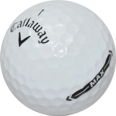 LostGolfBalls 24 Recycled & Used Supersoft MAX Golf Balls for Callaway, AAA Quality, White, 24 Count