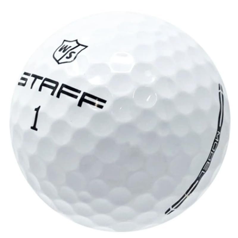 LostGolfBalls - 36 Wilson Staff Golf Balls in Mint Condition, Recycled Used Golf Balls, AAAAA Quality, WilsonStaff, White