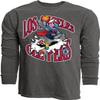 Los Angeles Clippers NBA Officially Licensed Long Sleeve T-Shirt Ringspun Slam Mascot Black, Small view 1