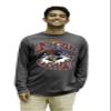 Los Angeles Clippers NBA Officially Licensed Long Sleeve T-Shirt Ringspun Slam Mascot Black, Small view 2