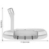 Glomora Zinc Alloy Golf Club Wedge Silver Metal Die casting Golf Training Practice Accessories for Players view 2