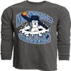 Memphis Grizzlies NBA Officially Licensed Long Sleeve T-Shirt Ringspun Slam Mascot Black, Small view 1