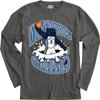 Memphis Grizzlies NBA Officially Licensed Long Sleeve T-Shirt Ringspun Slam Mascot Black, Small view 3