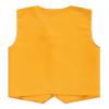 Fldy Womens Mens Button Vest Adult Volunteer Activity Vest Waistcoat Unisex Waiter Bartender Work Uniform Clerk Workwear Yellow XX-Large view 2