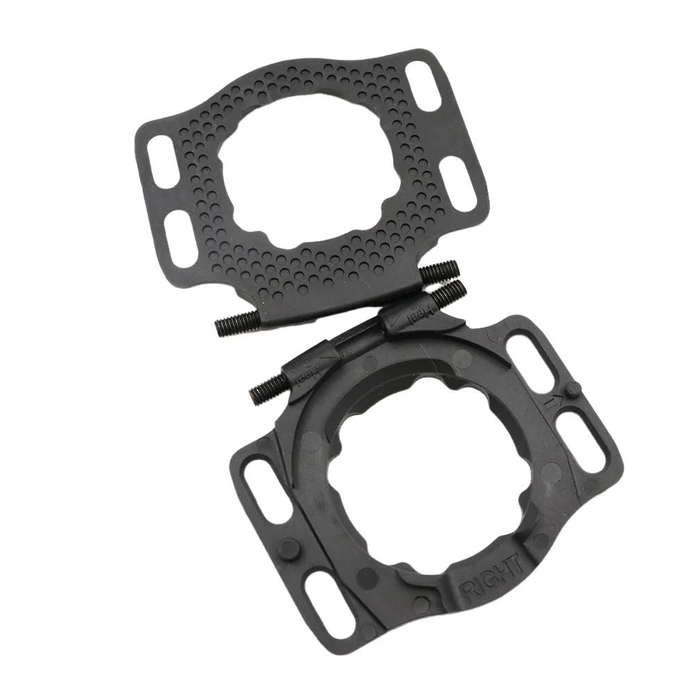 2PCS Cleat Pedal Cover Quick Release Anti-Slip Bicycle Action Cleats Cover for WAHOO Speedplay Zero Aero NANO Lock frame (Black)