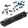 6PCS Titanium Triangle Screws Fit for Microtech Combat Troodon, Toasted Blue CNC Screw DIY Replacement Accessory view 3