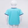 Jugaoge Kids Boys Striped Soccer Jersey Quick Dry Football Training Uniform Tops Active Performance Shirts B Sky Blue 5-6 Years view 4