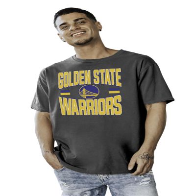 Golden State Warriors NBA Officially Licensed T-Shirt Ringspun Bold Black, Large
