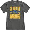Golden State Warriors NBA Officially Licensed T-Shirt Ringspun Bold Black, Large view 3