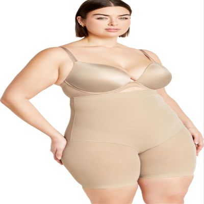 City Chic Women's Plus Size Power Mesh Short, 24