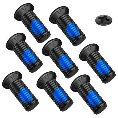 8PCS BikeFit Cleat Screws, 8.5mm 9.5mm 10.5mm, Phillips for Wahoo Speedplay Zero & ULA Walkable Cleat Fastening Screws (8.5mm)