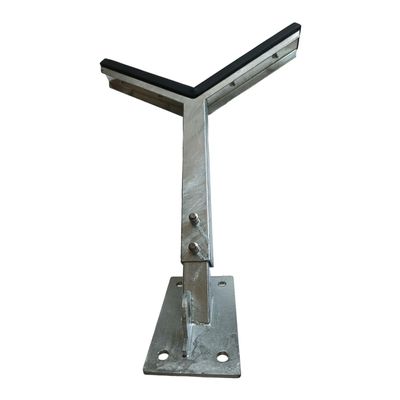FreeAgain Adjustable Boat Trailer Bow Rest Catcher Assembly - Hot-Dip Galvanized Steel Post for Rust-Resistant Durability,fit for 3" Wide Trailer Tongues (3x3 or 3x4)